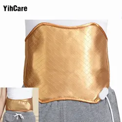 YihCare теплые Отопление талии массажер пояс для поддержки спины талии Электрический вибрации защитный пояс Поясничный позвонок массажный