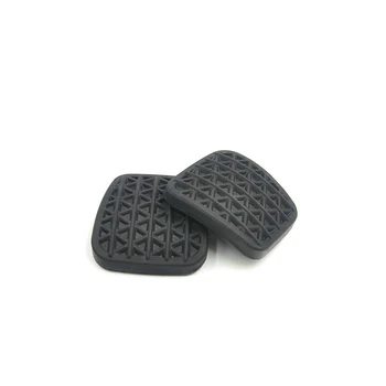 

2pcs Brake Clutch Pedal Pad Rubber Cover Protective Case For Car