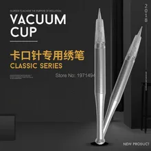 50 шт. алюминиевый полу-Постоянный татуировки руководство ручка eyebrown/губ/Eye Liner посвященный использования татуировки пряжки иглы руководство ручка