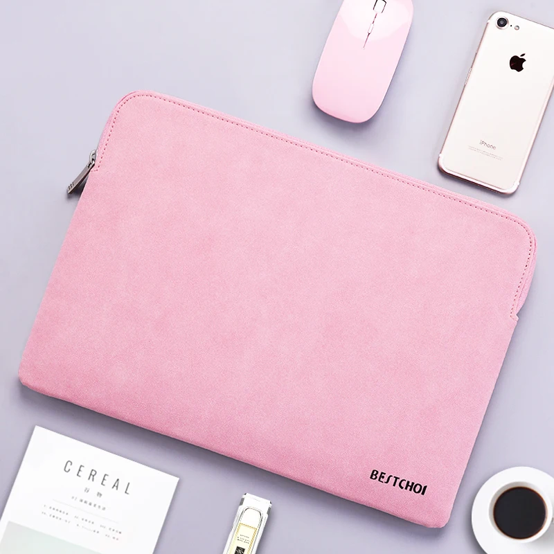

BESTCHOI New Matte Laptop Bag for Macbook air pro 13 Case 12 13 14 inch Laptop Sleeve Waterproof Women Men Notebook Pro 15 Case