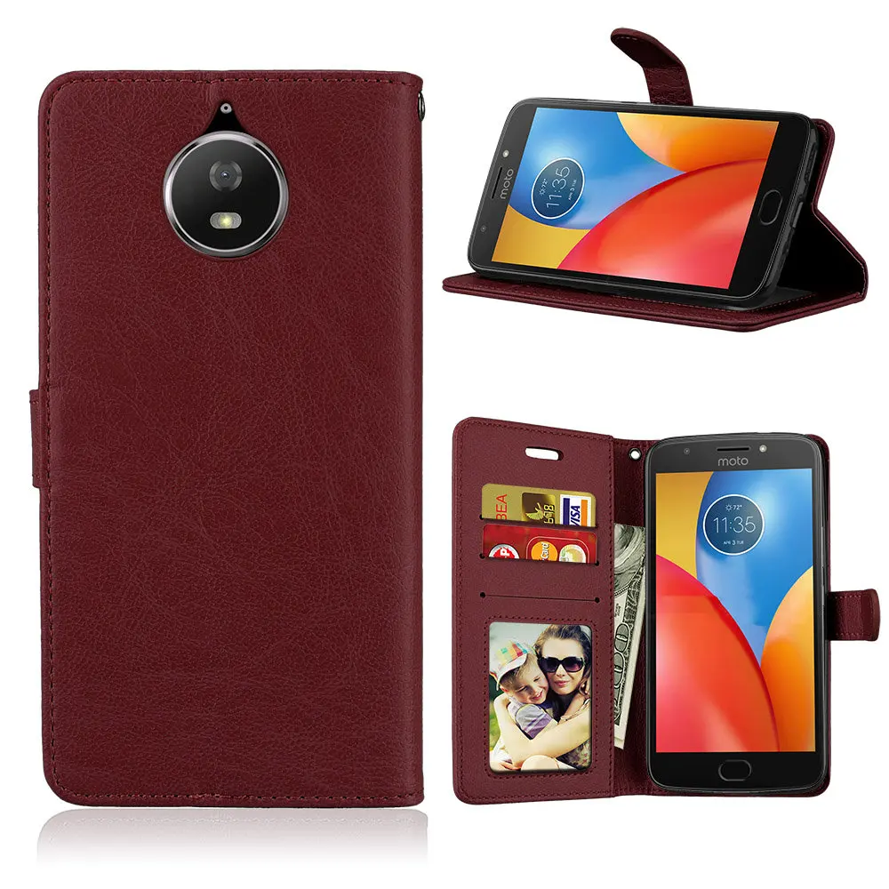 30 шт./лот Заезды кошелек Кожа PU Стенд+ TPU чехол для Motorola Moto G5S плюс G6 плюс