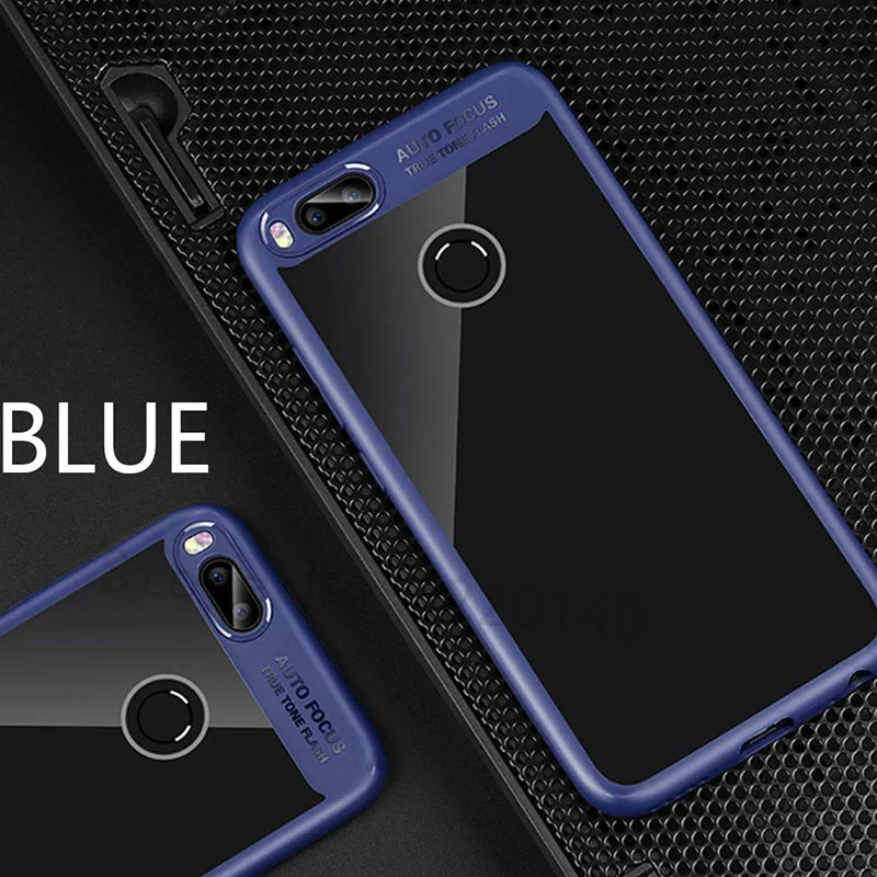 Transparent Protective Cover Cases For Xiaomi A1 MI 5X Full TPU&Acrylic Transparent Back Case For Xiaomi 5X mia1 mi5x Shell Capa13