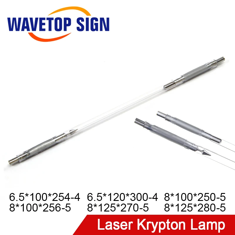 Wavetopsign Лазерная Криптон лампа K6.5-100-250-4 K8x100x250-5 K8x100x256-5 K8x125x270-5 использовать для лазерная маркировочная машина