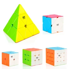2x2x2 3x3x3 4x4x4 5x5x5 наклонная Пирамида Профессиональный скоростной магический куб базовый пазл твист классический развивающий куб игрушки для детей