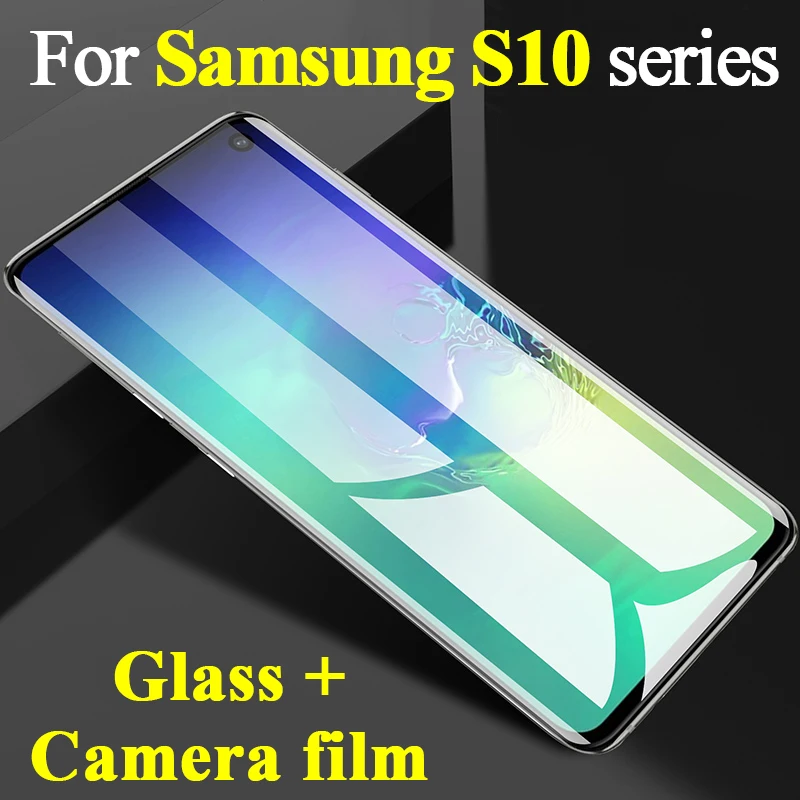 

3D Protective glass on for samsung galaxy s 10 e plus 10e s10 s10e screen protector camera lens tempered film samsun galaxi case