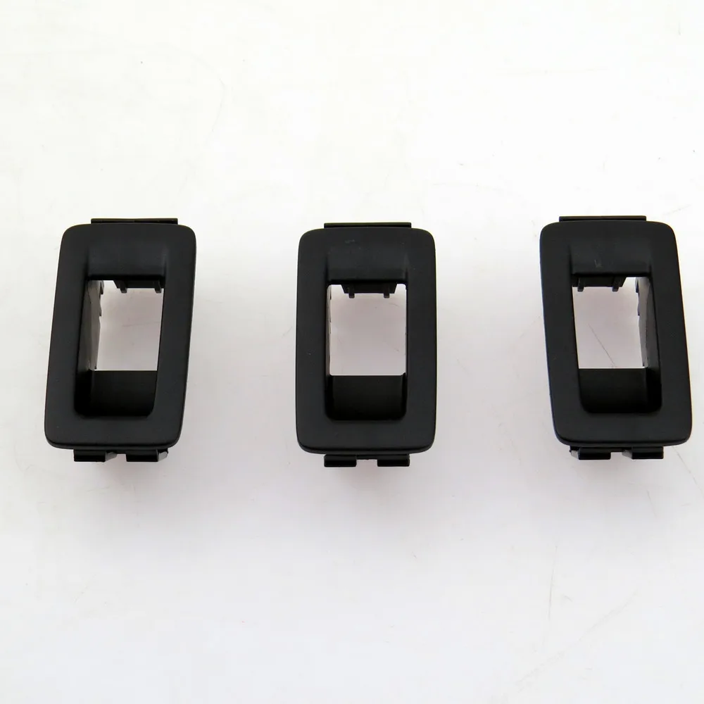 

SCJYRXS 3pcs Black Window Button Switch Frame Cover For Golf MK5 MK6 Passat Touran Sharan Alhambra 1F0959527 1F0 959 527