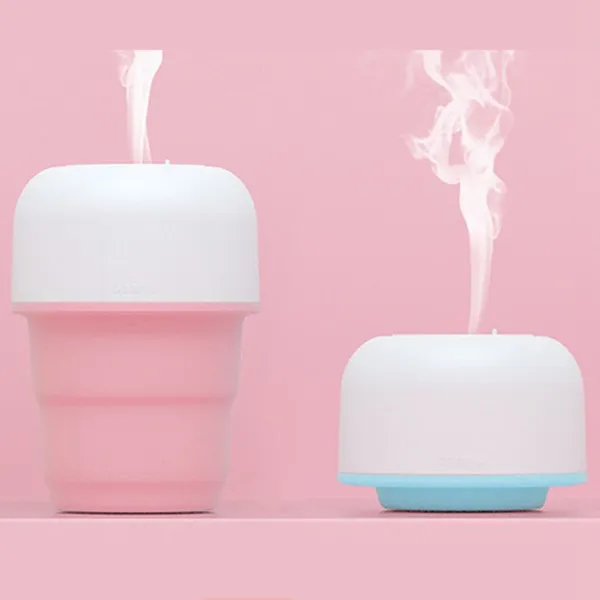 

280ML Usb mini humidifier home quiet bedroom air small moisturizer car spray hydrating Folding retractable portable humidifier