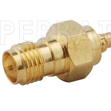 Superbat 5 шт. SMA-MMCX RF адаптер SMA женский Джек к MMCX штекер прямой коаксиальный разъем