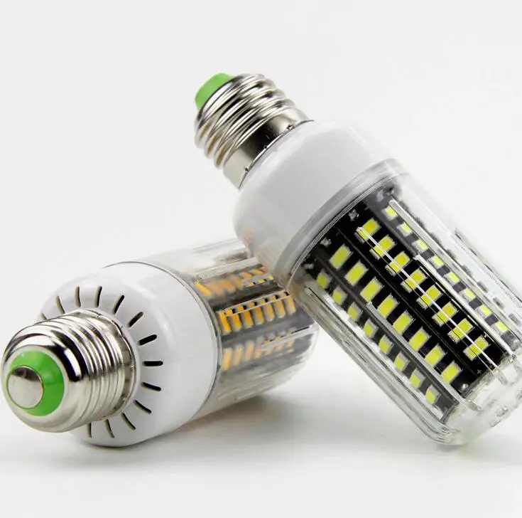 smd-5736-ledランプ85-265ボルトe27-e14-ledトウモロコシ電球3ワット5ワット7ワット9ワット12ワット15ワット18ワットledライトキャンドルダウンbombillas置き換えるcfl-50ワット