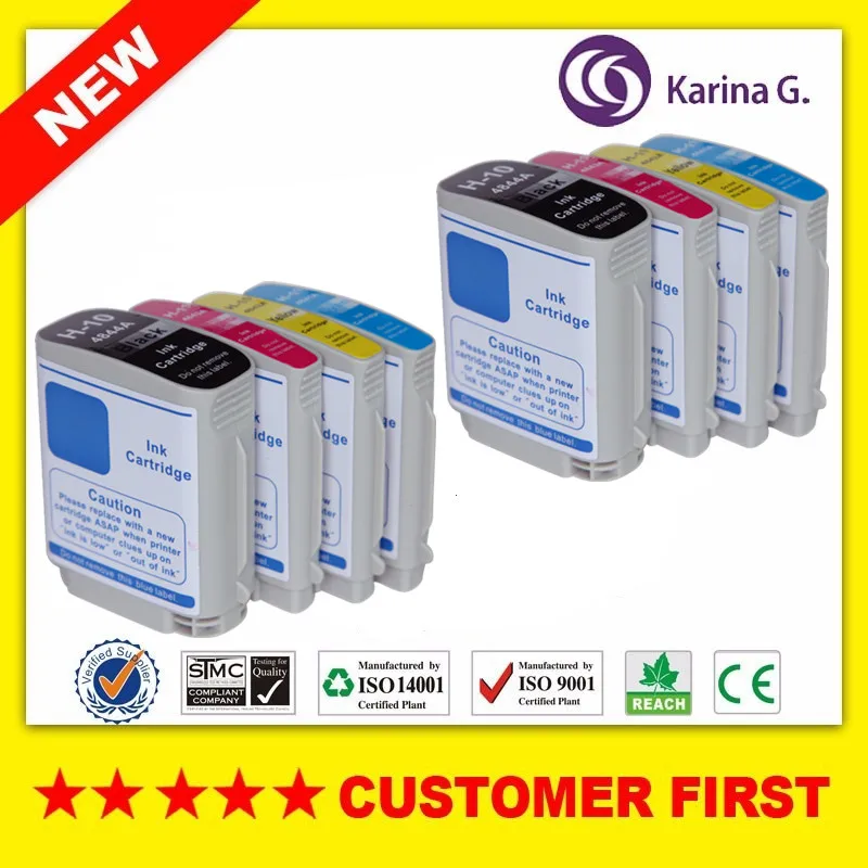 2Sets Compatible For HP10 HP11 hp 10 C4844A ink cartridge suit for HP Business Inkjet 2200se