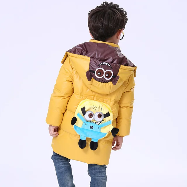 Baby Boy Minions Padded Jackets Winter Jacket for Boys Clothes Winter