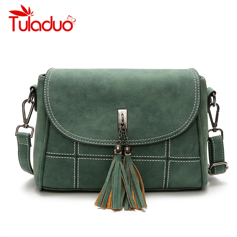 Nubuck شرابة المرأة حقيبة ساع النساء مصمم النساء حقائب عالية الجودة أكياس الإناث حقيبة كتف المرأة CrossBody حقيبة صغيرة Nubuck شرابة المرأة حقيبة ساع النساء مصمم النساء حقائب عالية الجودة أكياس الإناث حقيبة كتف المرأة CrossBody حقيبة صغيرة