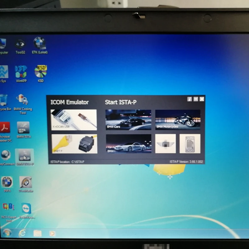 

V09.2019 for BMW Icom Next A2+B+C software ISTA-D 4.18 ISTA-P 3.66.2.002 Inpa ETK with Expert mode 500GB New HDD