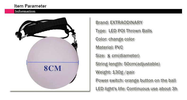 2 шт. танцевальные мячи для живота RGB светящийся сценический светодиодный POI брошенные мячи для танца живота уровень ручной реквизит аксессуаров