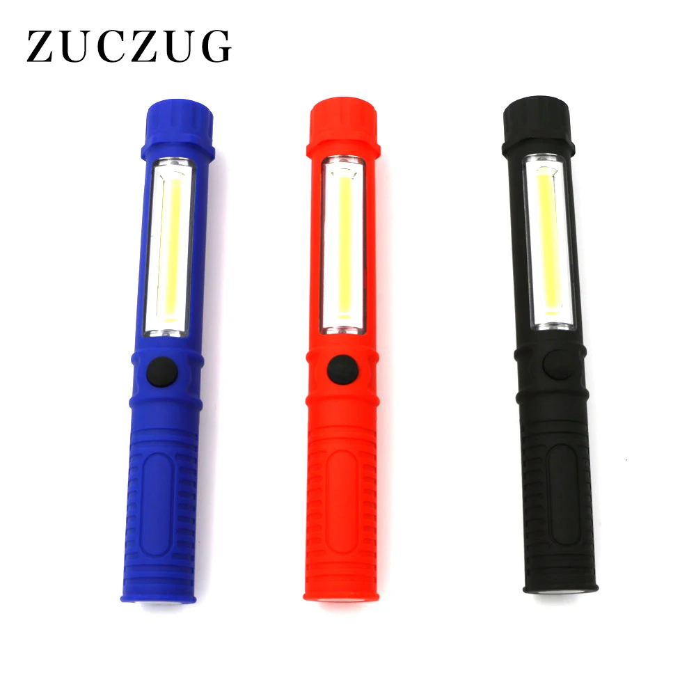 

JXSFLYE Mini Light Working Inspection light COB LED Multifunction Maintenance flashlight Hand Torch lamp With Magnet AAA