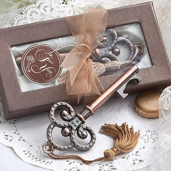 100 шт/партия ключ к My Heart коллекция ключ дизайн Античная Свадебная открывалка для бутылок Свадебные любимые с реальными фотографиями