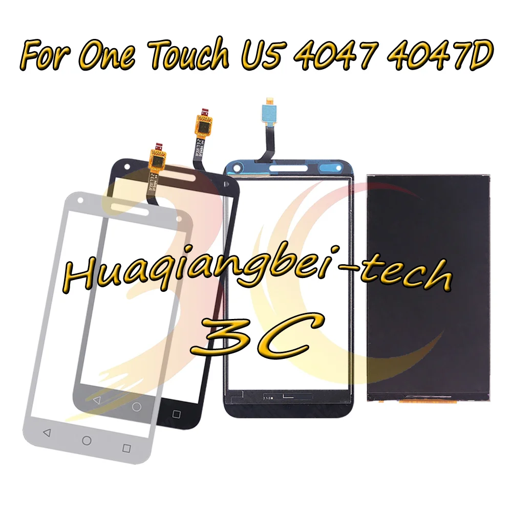 

5.0'' New Black / White For Alcatel One Touch U5 3G OT4047 4047 4047D Full LCD DIsplay + Touch Screen Digitizer 100% Tested
