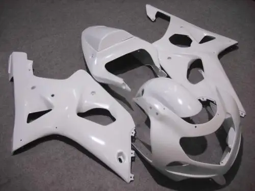 Комплект обтекателей под заказ для SUZUKI GSXR600 750 K1 01 02 03 GSXR 600 2001 2002 2003 ABS Полный белый