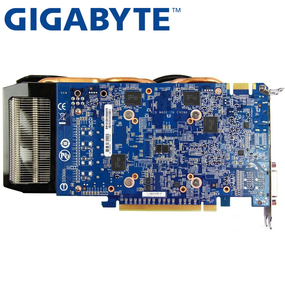 Видеокарта GIGABYTE GTX 650 Ti Boost 2 Гб 192 бит GDDR5 видеокарты для nVIDIA Geforce б/у VGA карты более