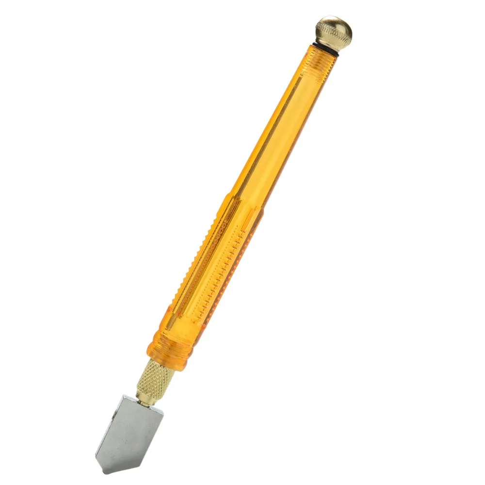 

Anti Slip Handle Oil Filled Hard Alloy Diamond Glass Cutter Tile Mirror Repair Professional Cutting Knife Tools for 2-10mm glas