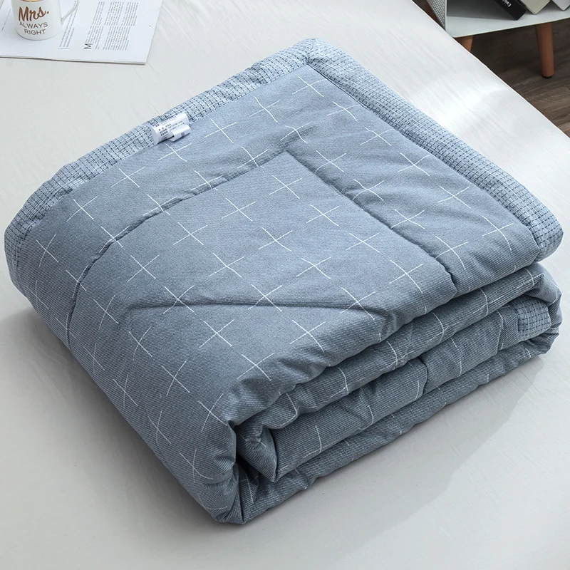 

Water-washed Cotton Quilt In Summer Air-conditioned Quilt In Summer, Double Quilt In Spring And Autumn, Thin Quilt In Summer, Si