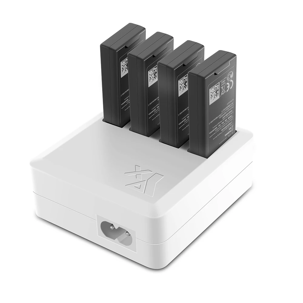 

Charger 4in1 Multi Battery Charging Hub for DJI TELLO 1100mAh Drone Intelligent Flight Battery Quick Charging US/EU Plug