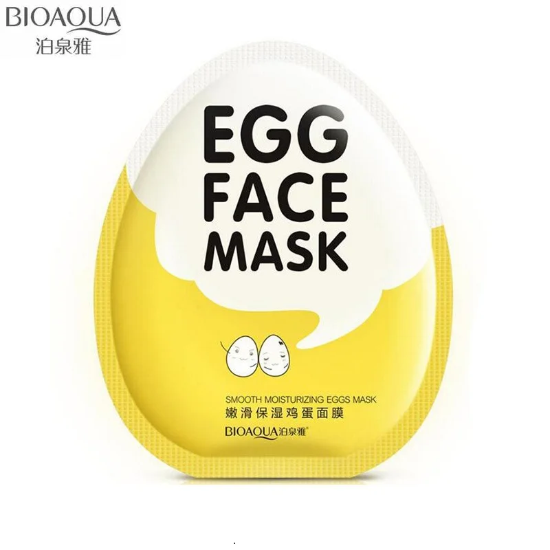 

BIOAQUA 30g Egg Facial Masks Oil Control Brighten Wrapped Mask Tender Moisturizing Face Mask Skin Care moisturizing mask