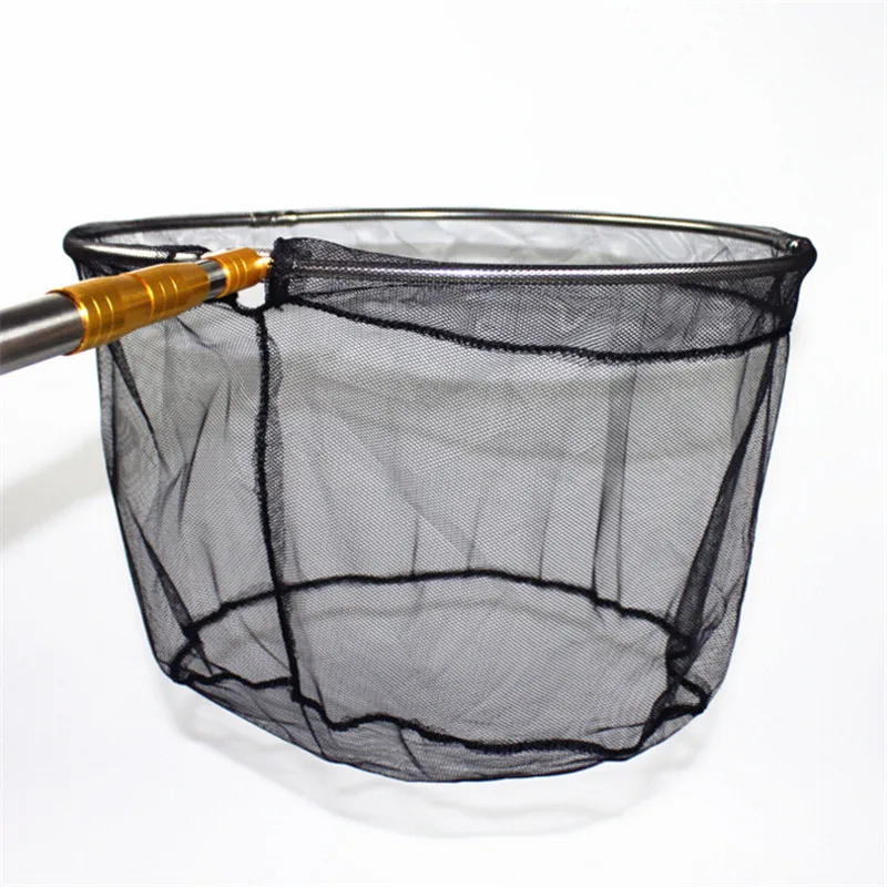 

Outdoor fishing Landing Net gear thickened stainless steel stainless steel fishing net folding net head retractable positioning