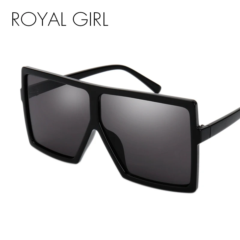 Sol Moda Oversize Gafas Top Girl Flat De Cuadrado Royal Por Mujer Al PnON0wkZ8X