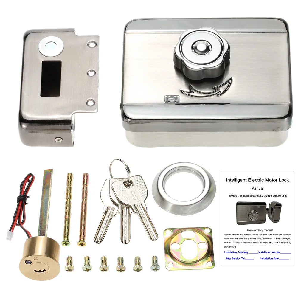 New DC12V 18V Electric Control Lock Electronic Door Lock For Access Control System Video