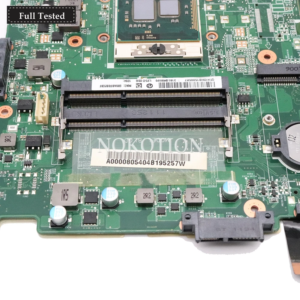 NOKOTION A000080540 DABLGDMB8D0 основная плата для Toshiba Satellite L750 материнская плата для ноутбука HM55 Geforce 315 M DDR3 Бесплатная Процессор