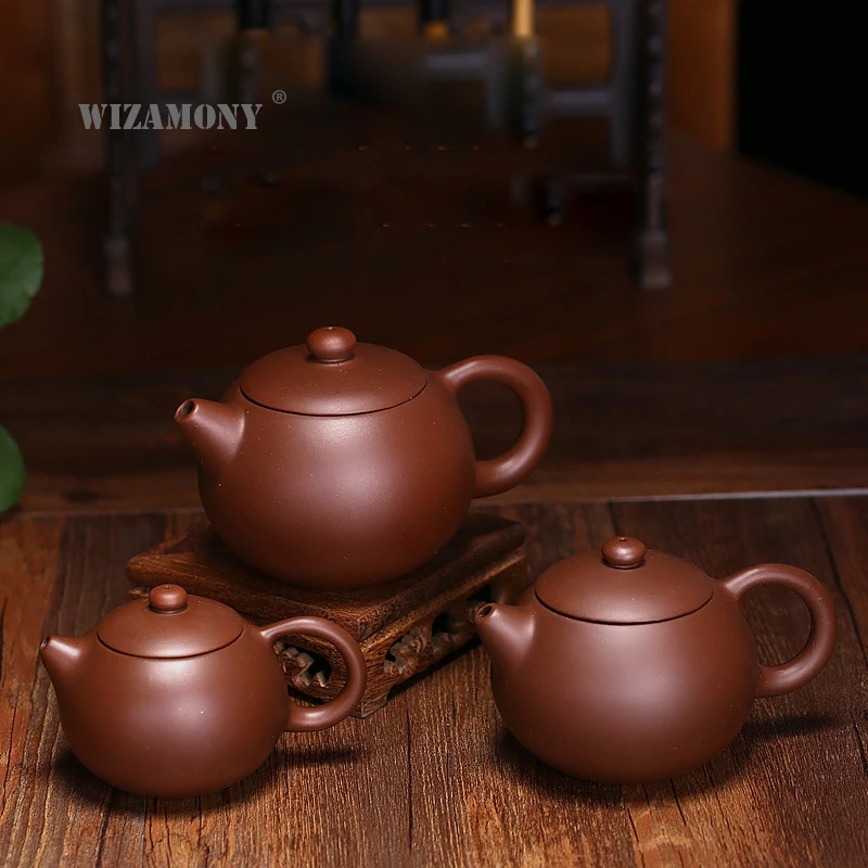 Preise Großen Verkauf!!!! WIZAMONY Neue Lila Ton tee set Zisha Keramik Kunst xishi Teekanne Porzellan yixing Clay China Tee Set Tee tasse