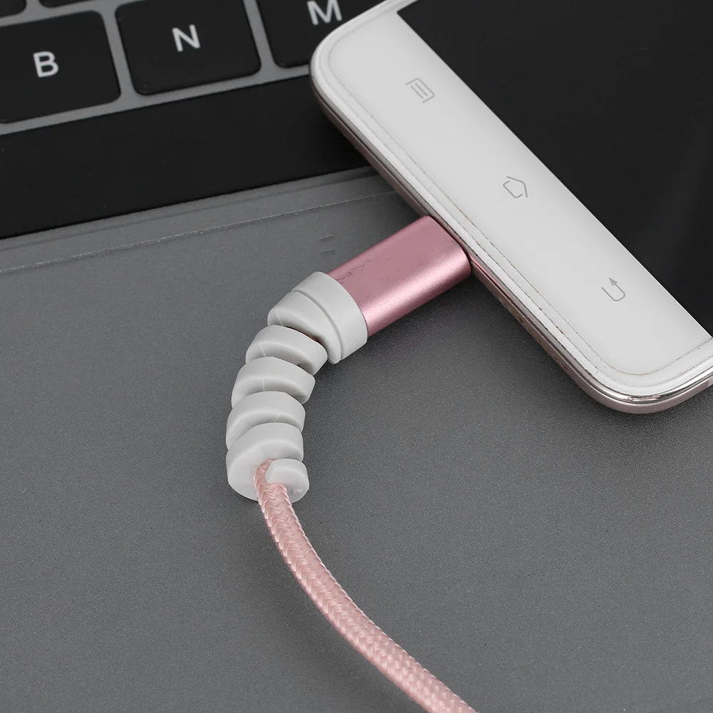 Модный кабель для зарядки Защитная крышка для Apple iPhone 8 X Lightning USB кабель для зарядного устройства