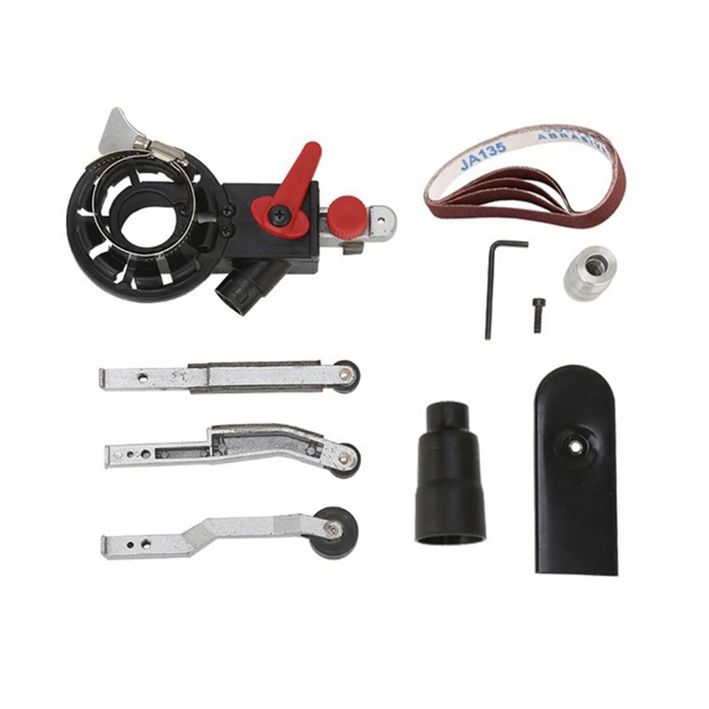 

M10/M14 DIY Belt Sander Grinder Attachment for Electric Angle Grinder Angle Sanding Belt Adapter Bandfile Belt Grinders