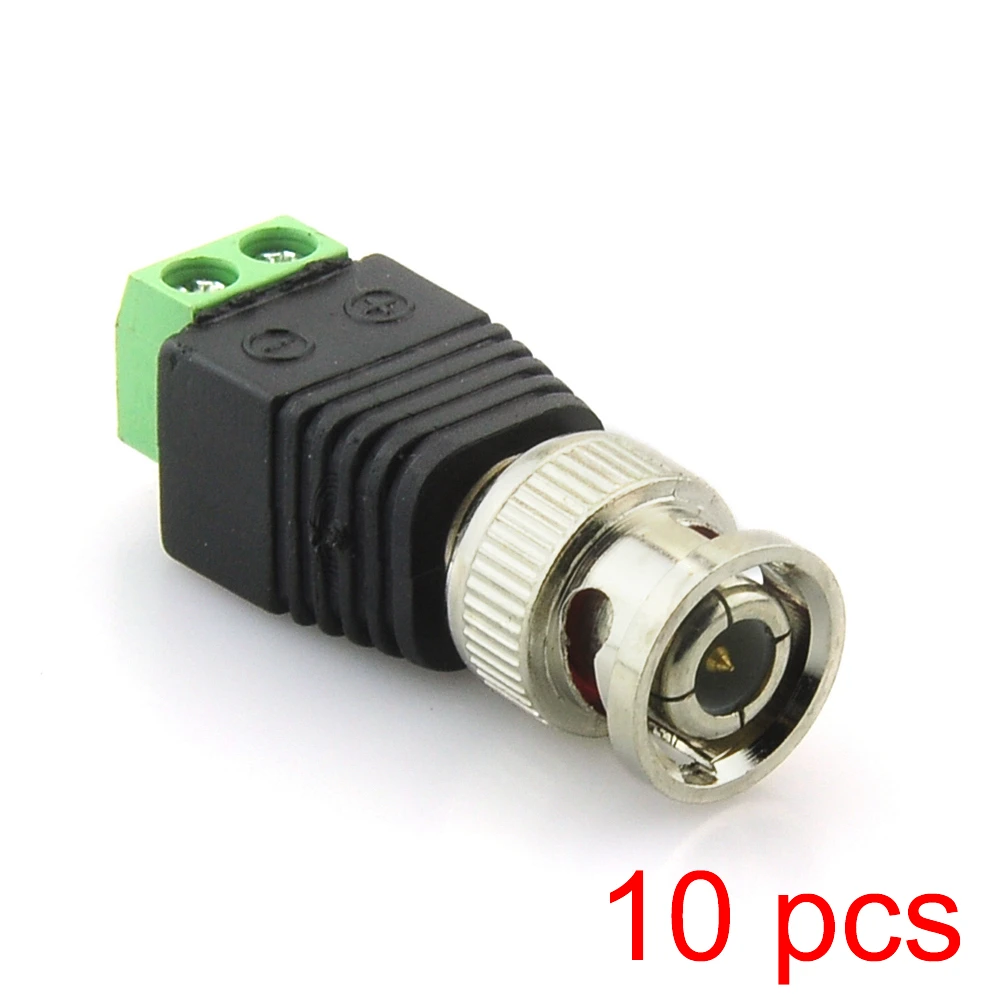 10X Cat5 Video Bnc Male Balun Connector Coaxial Coupler For Cctv Camera huismerk kopen in de aanbieding 10X Cat5 Video Bnc Male Balun Connector Coaxial Coupler For Cctv Camera huismerk kopen in de aanbieding