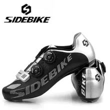 Sidebike Cycling Shoes men carbon Bike Black Shoes Athletic Off Road Shoes Bicycle Sneakers Autolock Sapato Ciclismo Zapatos