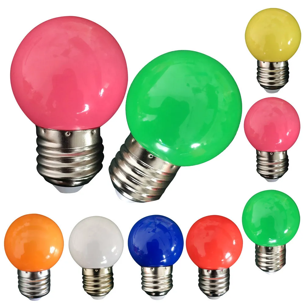 

Home mini E27 energy saving LED ball bulbs multi - color energy - saving incandescent decorative luminous props