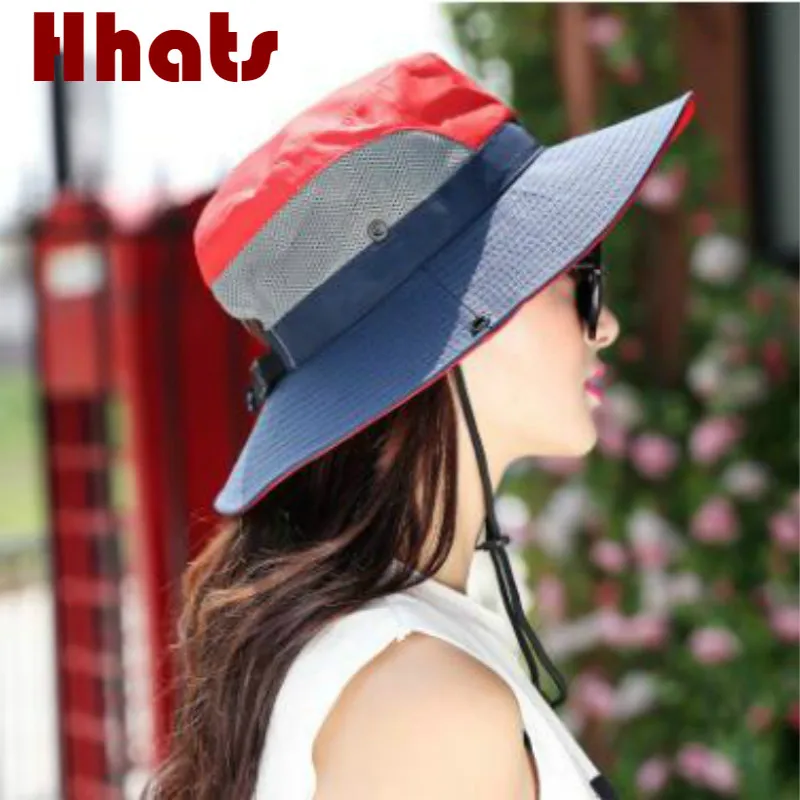 وهذا عارضة واسعة حافة قبعة الدش مع سلسلة تنفس كبير بريم شمس الصيف قبعة خليط الشاطئ الصيد كاب بنما وهذا عارضة واسعة حافة قبعة الدش مع سلسلة تنفس كبير بريم شمس الصيف قبعة خليط الشاطئ الصيد كاب بنما