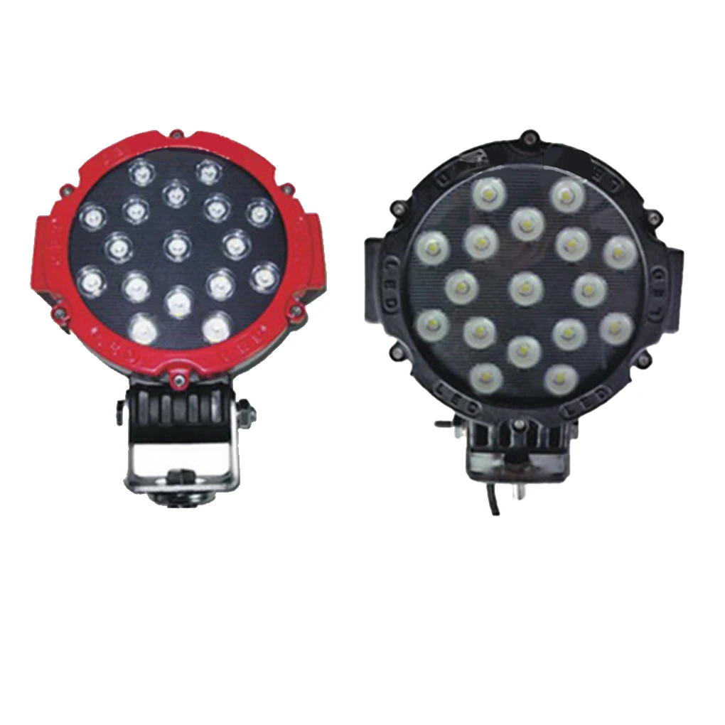 

51W LED Working Light Round Working Light Vehicle LED Working Light Offroad Car Modification Working Light