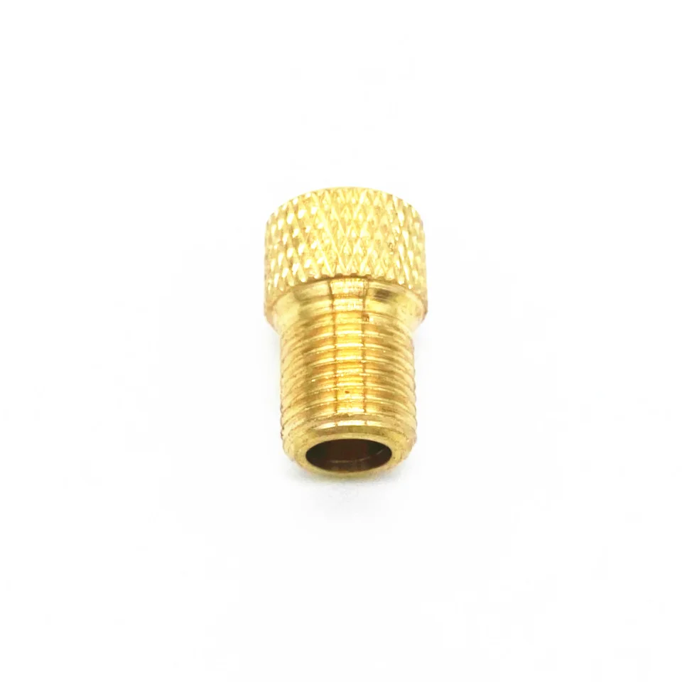 Sale Copper road bike bicycle valve adapters wind fire wheels adapters gas nozzle air valve Conversion head Converter TL0203 2