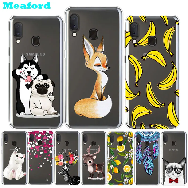 

For Samsung A20E Case Silicone TPU Soft Cartoon Clear Cover For Samsung Galaxy A20E Phone Back Cases A 20E A202F Coque Fundas