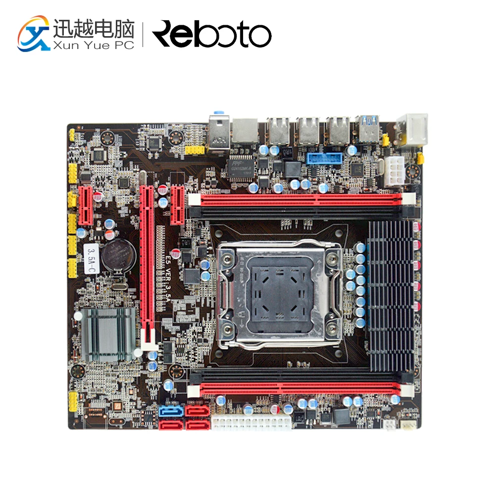 

100% OEM New X79 3.5A-C Server/Desktop Motherboard X79 LGA 2011 Support E5-2660 E5-2670 DDR3/ECC All-Solid ATX
