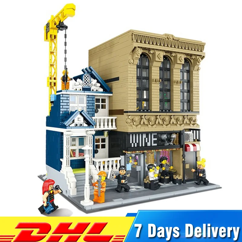 

Lpein 15035 2841Pcs MOC LegoINGlys The Bars and Financial Companies Model Educational Building Blocks Bricks Toys for Children