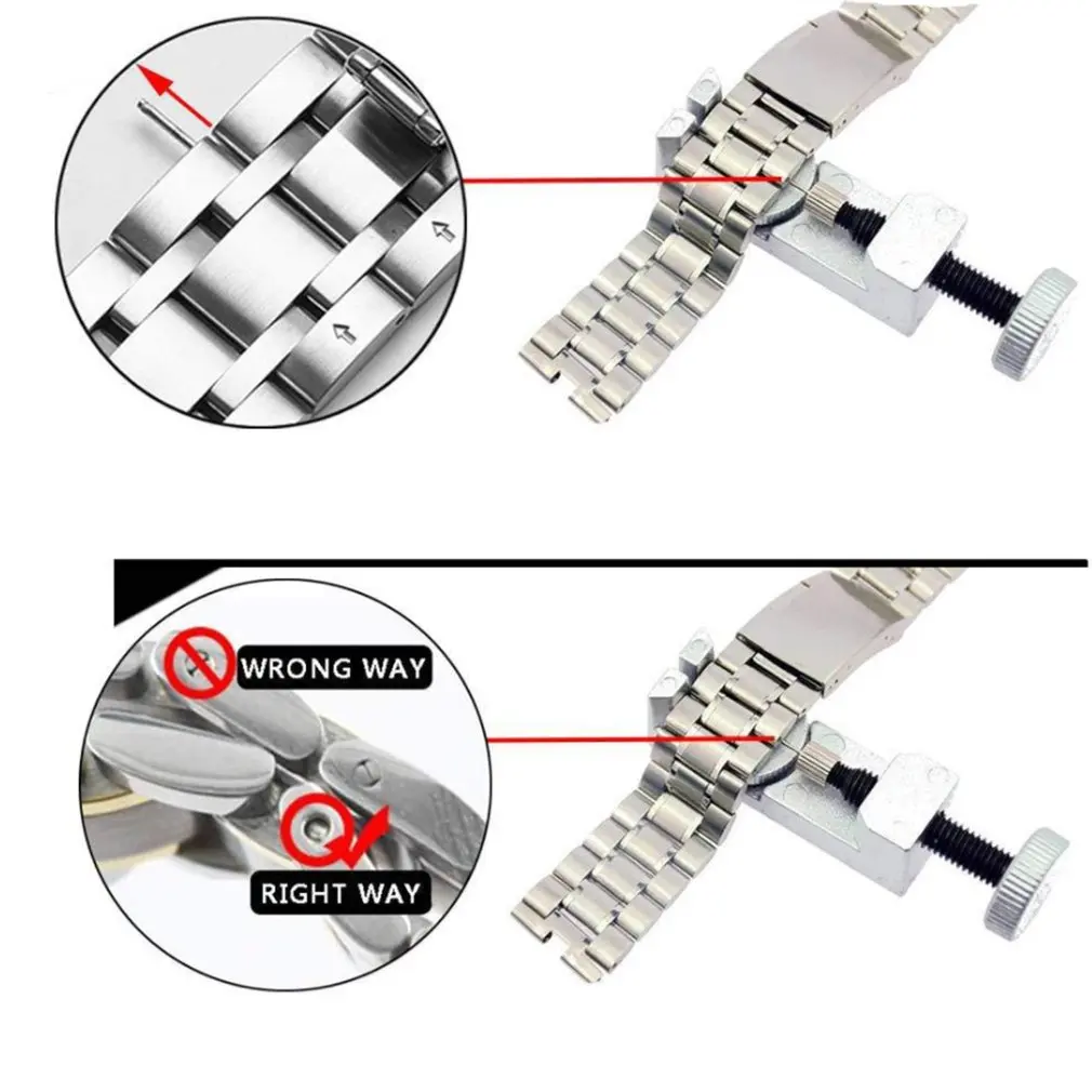 113 шт./компл. открывающий инструмент для часов Замена ремня Профессиональный инструмент для ремонта инструментов ремешок в комплекте для удаления часового аппарата ювелирные часы инструмент