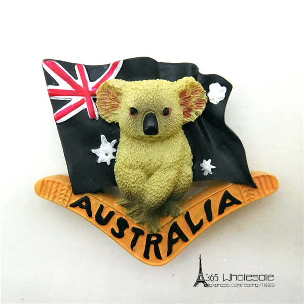 Australia Koala Bear Tourist Souvenir Fridge Magnet - Front