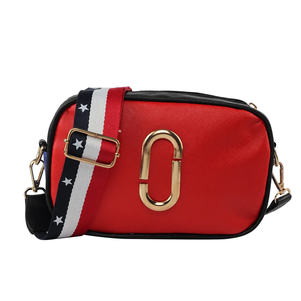 

Woman Bag New ribbon camera shoulder Messenger hit color wild small square bags women taschen women bolsa masculina sac femme