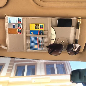 

2018 NEW Multifunctional sun visor storage clip For TOYOTA RAV4 C-HR COROLLA CROWN REIZ PRIUS COROLLA VIOS LAND CRUISER PRADO