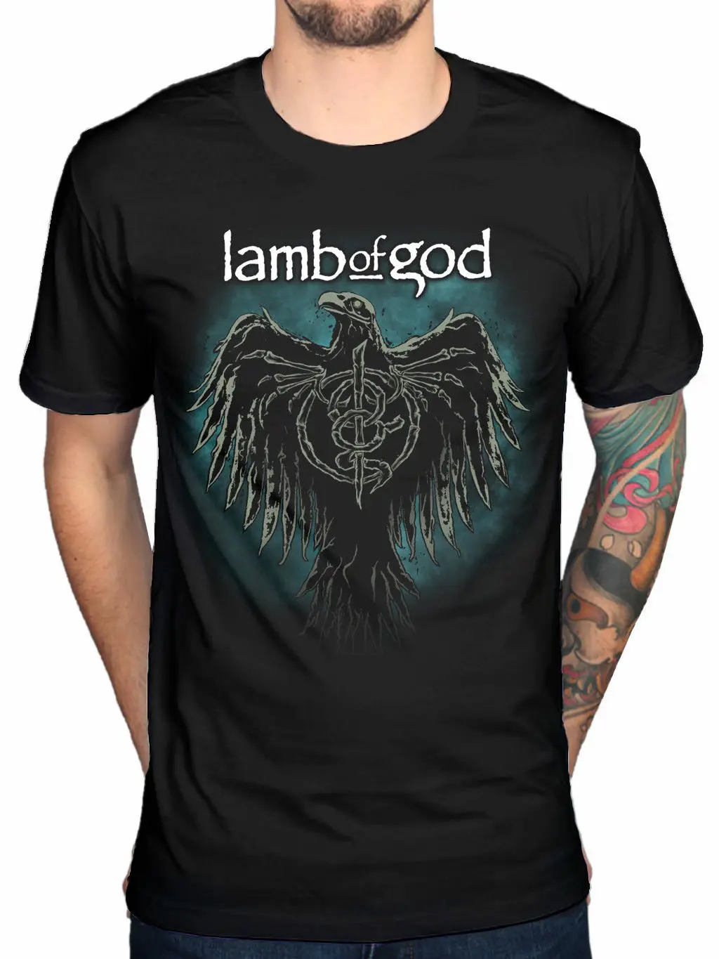 

Lamb of God Wrath Crew Neck Black T-Shirt Tee