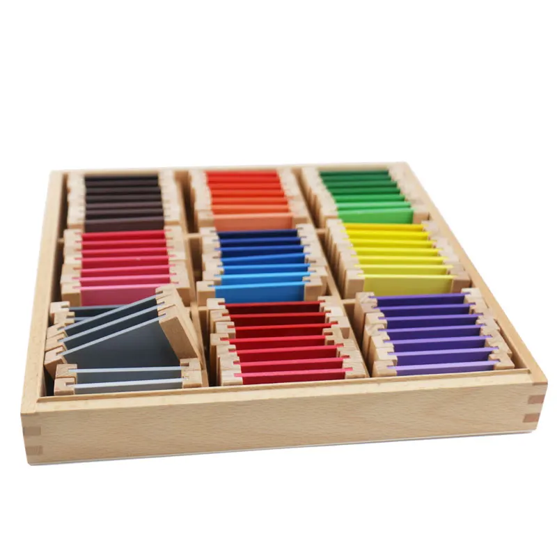 Montessori Educational Wooden Toys Montessori Materials Sensorial 27 Colors Recognition Wooden Toys For Children UB0666H Montessori Educational Wooden Toys Montessori Materials Sensorial 27 Colors Recognition Wooden Toys For Children UB0666H