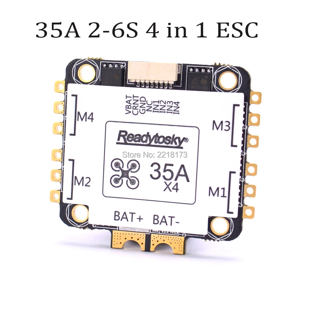 

REV35 35A BLheli_S 2-6S 4 in 1 ESC Built-in Current Sensor for RC Racer Racing FPV Drone Parts